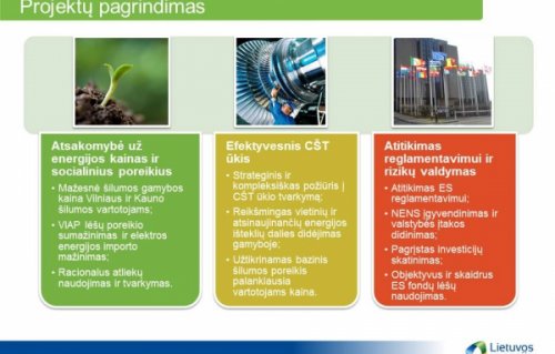 Konferencijoje pristatyti Vilniaus ir Kauno šilumos gamybos projektai