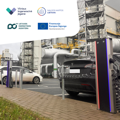 VKJ gavo Europos Sąjungos finansavimą įsirengti elektromobilių įkrovimo prieigas